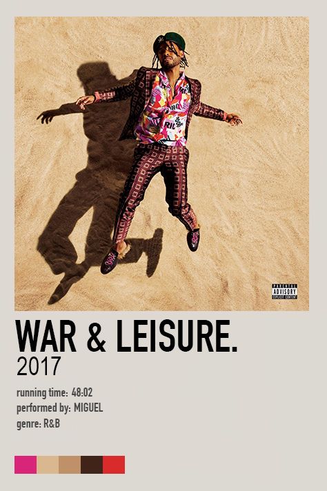 War & Leisure - Miguel (2017) Miguel Album Cover Wallpaper, Miguel Album Cover, Miguel Poster, Miguel Wildheart, Minimalist Album Poster, Minimalist Polaroid Poster, Minimal Posters, Album Wall, Minimalist Music