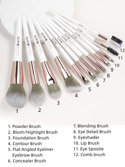 ✨ Dive into the world of professional beauty secrets! Explore our curated beauty guide where every skin story finds its perfect match ➡️ 😼😇🙂 Makeup Brush Use Guide, Uses Of Makeup Brushes, Types Of Brushes Make Up, All Makeup Brushes And Uses, Makeup Brushes And Uses, Makeup Brushes Sets, What Brush To Use For Concealer, Concealer Blending Brush, Brush For Highlighter