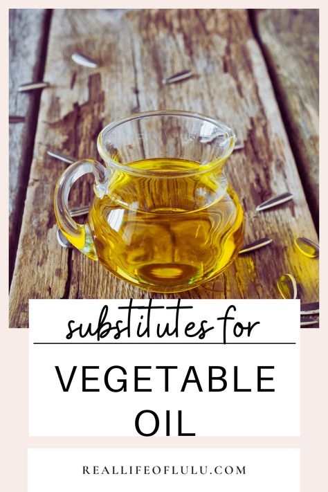 Discover surprising & healthy substitutes for vegetable oil in baking & cooking. From avocado to applesauce, there's a perfect substitute for you. Oil Substitute For Baking, Substitute For Vegetable Oil In Baking, Vegetable Oil Substitute, Baking Swaps, Healthy Substitutes, Soften Brown Sugar, Oil Substitute, Healthy Eating Inspiration, Baking Measurements