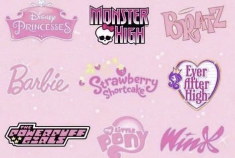 Barbie Tattoo, Girl Pony, Bentuk Alis, Childhood Memories 2000, Disney Monsters, Pastel Pink Aesthetic, Pink Girly Things, Bratz Doll, Everything Pink