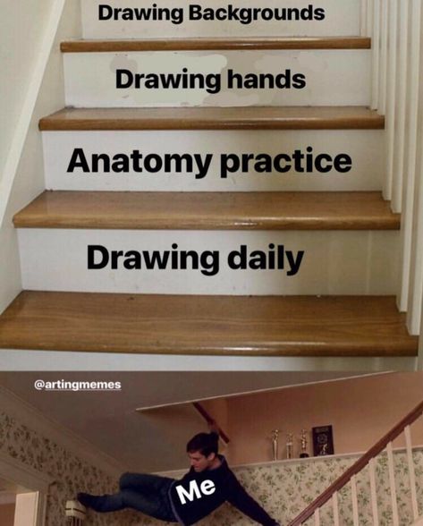 Tatabahasa Inggeris, Artist Problems, Drawing Hands, Artist Humor, Art Jokes, Art Memes, Mood Pics, Funny Images, Really Funny