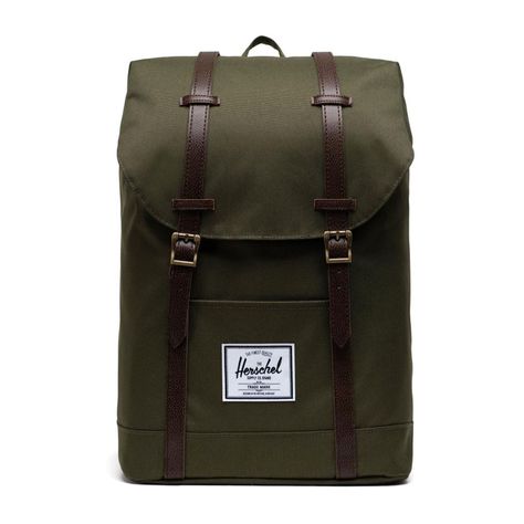 Herschel Retreat Mens Backpack - Ivy Green/chicory Coffee is available from Herschel Supply Co.. Green Backpack, Chicory Coffee, Green Backpacks, Urban Commuter, Herschel Supply Co, Herschel Supply, Men's Backpack, Mountaineering, Herschel