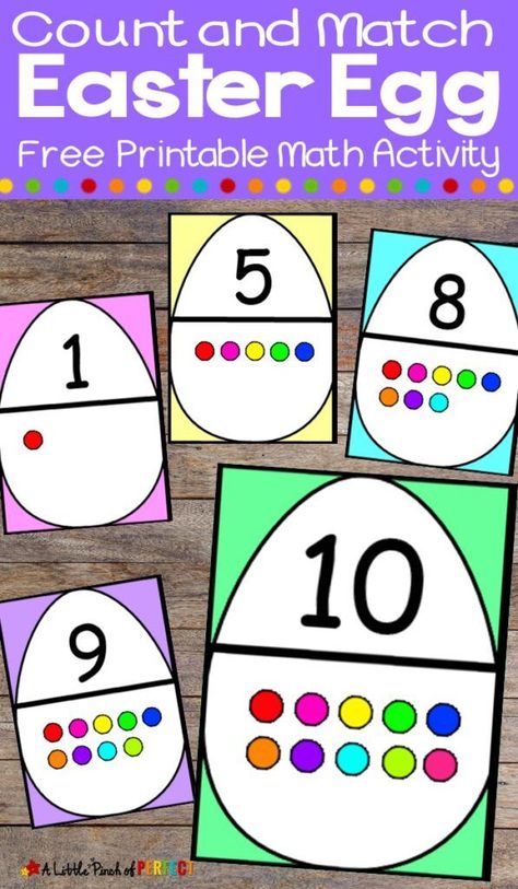 Use these Easter egg cards to set up easy and fun activities to practice numbers with your preschooler. This free printable math activity is easy to prep and fun for kids to play with while they learn to recognize numbers and practice counting. This simple activity is a great way to learn at home with a colorful Easter egg printable! #preschool #kidsactivities #math #easteregg #easter #printables #kids #numbers Easter Egg Cards, Easter Learning Activities, Easter Math Activities, Easter Activities For Preschool, Easter Lessons, Easter Math, Math Activities For Kids, Free Activities For Kids, Easter Preschool