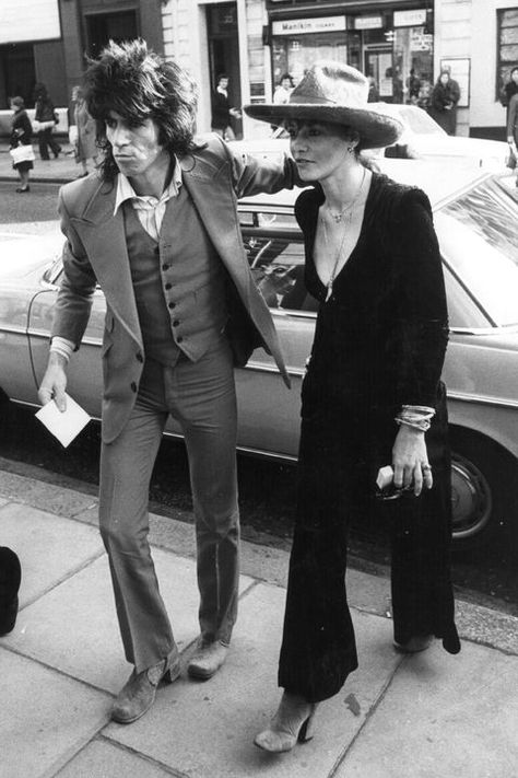 Anita Pallenberg Style, Anita Pallenberg, Ruby Tuesday, Like A Rolling Stone, Rock N Roll Style, Rock Chic, Keith Richards, Mick Jagger, Heathrow