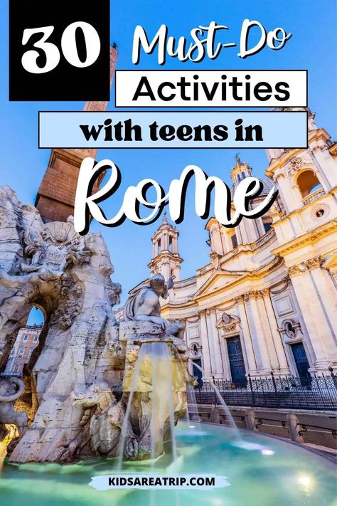 Rome Scavenger Hunt, Things To Do In Rome Italy Top 10, Italy With Teens, Europe With Teens, Rome With Kids, Rome Activities, 3 Days In Rome, Travel Rome, Italy Trip Planning