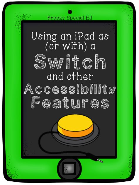 How to use an iPad as a Switch and other Accessibility Features Cvi Activities, Adaptive Technology, Augmentative Communication, Core Vocabulary, Children Activities, Life Skills Special Education, Communication Devices, Assistive Technology, Speech Language Therapy