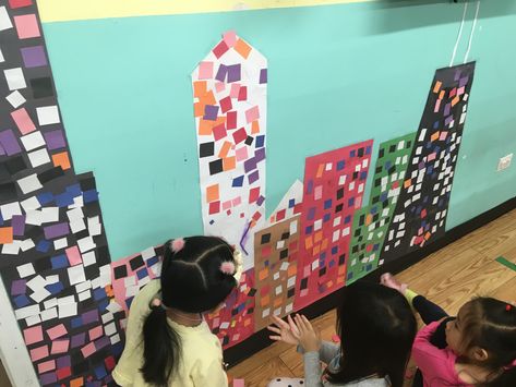 Life In The City Preschool Theme, Prek Buildings Study, Buildings Study Creative Curriculum Preschool, Building The Future Theme, Building Study For Preschool, Pre K Building Theme Activities, Construction For Kindergarten, I Can Build Preschool, Building Theme Classroom