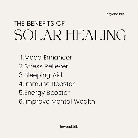 Here are some benefits of spending some time in the sun. With skin protectant of course. 
1.Mood Enhancer
2.Streaa Reliever
3.Sleeping Aid
4.Immune Booster
5.Energy Booster
6.Improve Mental Health Sunshine Benefits, Sun Allergy, Summer Energy, Spiritual Psychology, God Is Amazing, Social Media Photography, Energy Healing Spirituality, Spirit Science, Mood Enhancers