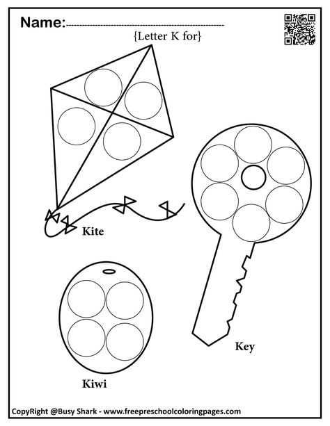 K For Kite, Kite Activities, Fire Crafts, Preschool Letter, Activities For Preschool, Preschool Letters, Letter K, Preschool, Pre School