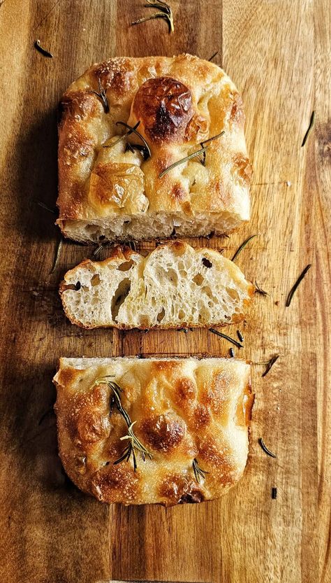 SMALL BATCH FOCACCIA BREAD Instant Foccacia Bread, Foccacia Bread Dessert, Small Focaccia Bread, Focaccia With Cheese, Fruit Focaccia Bread, Loaf Pan Focaccia, Mini Sourdough Focaccia, Single Serve Focaccia, Focaccia Bread Recipe Sourdough