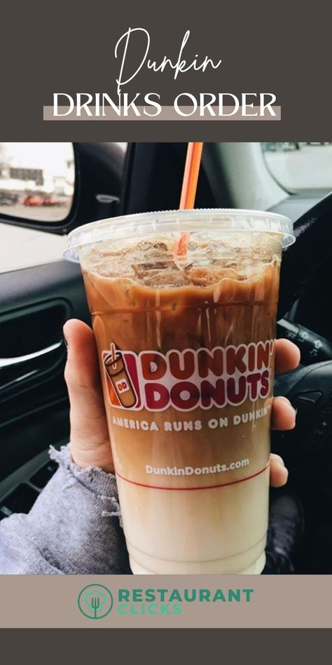 Dunkin’, or Dunkin’ Donuts as it was formerly known, was once incredibly popular for donuts. It still is famous for its donuts, but over the years, customers have caught onto one of Dunkin’s other incredible offerings, and this is their drinks. In this guide, I’ve compiled a list of the top drinks to order at Dunkin’ the next time you’re there #coffeedrinks #coffee #dunkindonuts Dunkin Macchiato Order, Macro Friendly Dunkin Donuts Coffee, Butter Pecan Dunkin Order, How To Order Dunkin Donuts Iced Coffee, What To Order At Dunkin Donuts Coffee, Dunkin Donuts Hot Coffee Order, Hot Dunkin Donuts Drinks, Dunkin Donuts Secret Menu Drinks, Coffee Orders Dunkin