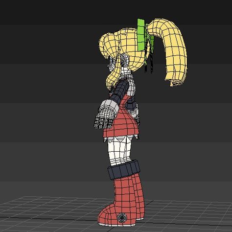 Can we please see Roll's wireframe? – @atelierbunny on Tumblr Konosuba Wallpaper, Low Poly Character, Pix Art, Low Poly Art, Low Poly Models, 3d Modelle, Animation Reference, Vinyl Toys, 3d Modelling