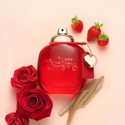 Best Floral Perfumes, According to Editors | POPSUGAR Beauty Coach Perfume, Parfum Victoria's Secret, Feeling Of Love, Strawberry Hearts, Wild Strawberry, Velvet Rose, Horse And Carriage, Luxury Cosmetics, Wild Strawberries