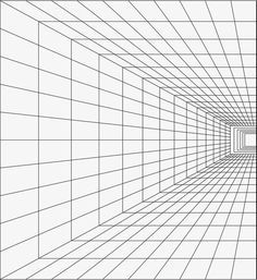 Perspective Grids Template, Perspective Plan, Perspective Artwork, Perspective Grids, Grid Graphic Design, Steampunk Arm, Perspective Grid, Optical Illusion Quilts, Perspective Drawing Architecture