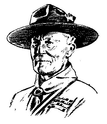 Baden Powell Scouts, Robert Baden Powell, Boy Scout Camping, Wood Burning Stencils, Baden Powell, Scout Camping, Thai Art, Boy Scout, Small Tattoo Designs