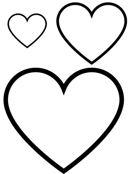 Heart Templates Heart Shapes Template, Printable Heart Template, Shape Coloring Pages, Valentine Template, Heart Stencil, About Heart, Heart Coloring Pages, Shape Templates, Heart Printable