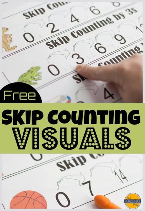 Skip Counting For Kindergarten, Teaching Counting By 10's, Skip Counting Second Grade, Skip Counting Printables Free, Teaching Counting By 2s, How To Teach Counting By 5s, Free Skip Counting Printables, Counting By 5s Activities, Counting By 5's Kindergarten