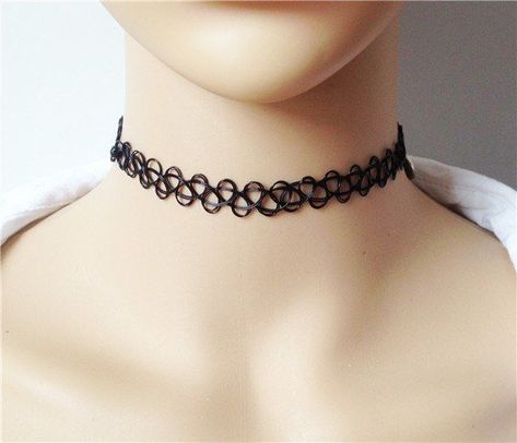 Tattoo Choker Necklace, Necklace Tattoo, Diamond Locket, Tattoo Choker, Black Velvet Choker, Diamond Jewelry Necklace, Punk Jewelry, Black Choker, Black Jewelry