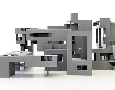 Architecture Model Concept, Cube Architecture, David Umemoto, Cubic Architecture, Cubes Architecture, Brutal Architecture, Perspective Drawing Architecture, Concept Models Architecture, Arc Design