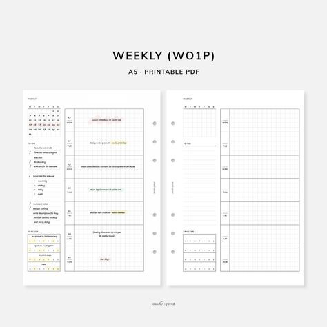 Get organized and stay on track with our printable weekly planners. Easily track your tasks, appointments, and goals with these one-page #Week_At_A_Glance_Bullet_Journal #Monthly_Overview_Planner #Time_Blocking_Printable #Simple_Weekly_Planner Time Blocking Printable, Weekly Planner Ideas, Weekly Planner Journal, Elegant Planner, Simple Weekly Planner, Weekly Overview, Minimal Planner, Etsy Planner, Weekly Planner Inserts