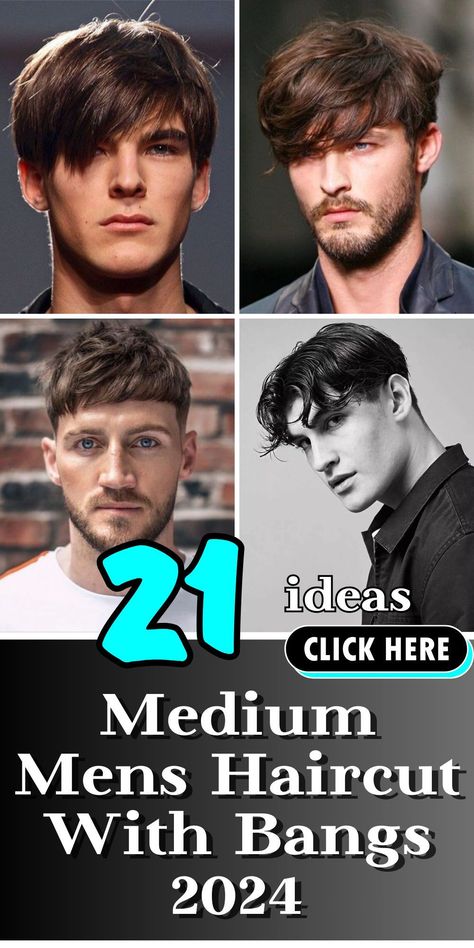 Discover 2024's finest medium mens haircuts with bangs. Embrace styles from low fades to messy bangs. Get the look that defines your personality and flair Haircuts For Men With Bangs, Men’s Haircut With Cowlick, Tousled Fringe Men, Men’s Hair With Bangs, Men’s Hairstyles Messy Wavy, Men’s Messy Haircut, Men’s Haircut With Bangs, Men’s Messy Hair, Mens Messy Haircut