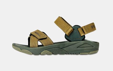 Filson x Merrell Convert Sandals | GearMoose Dark Shades, Summer Adventures, Just In Time, Men's Style, Mens Clothing Styles, A Good Man, In Time, Casual Fashion, Product Launch