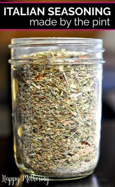 Homemade Italian Seasoning, Homemade Dry Mixes, Homemade Spice Mix, Spice Blends Recipes, Spice Mix Recipes, Homemade Spice Blends, Seasoning And Spice, Diy Spices, Rub Recipes