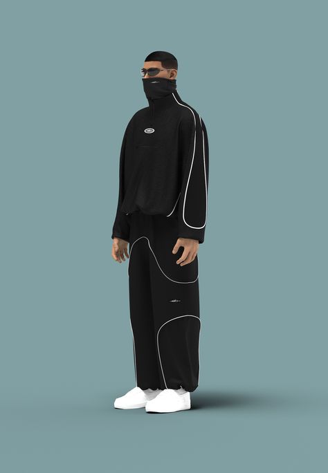 Fleece Future Look for @ELOemComum Tracksuit Design, Nylon Tracksuit, Sports Fashion Design, Brain Storming, Sweat Suits, Fashion Design Template, Packing Hacks, Film Life, Graphic Design Fashion