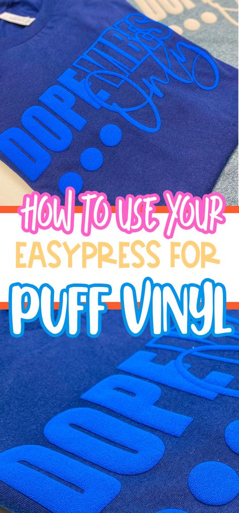 Puffy Vinyl, Diy Puffs, Puff Vinyl, Easy Puff, Htv Projects, Cricut Projects Beginner, Diy Vinyl, Htv Vinyl, Cricut Craft Room