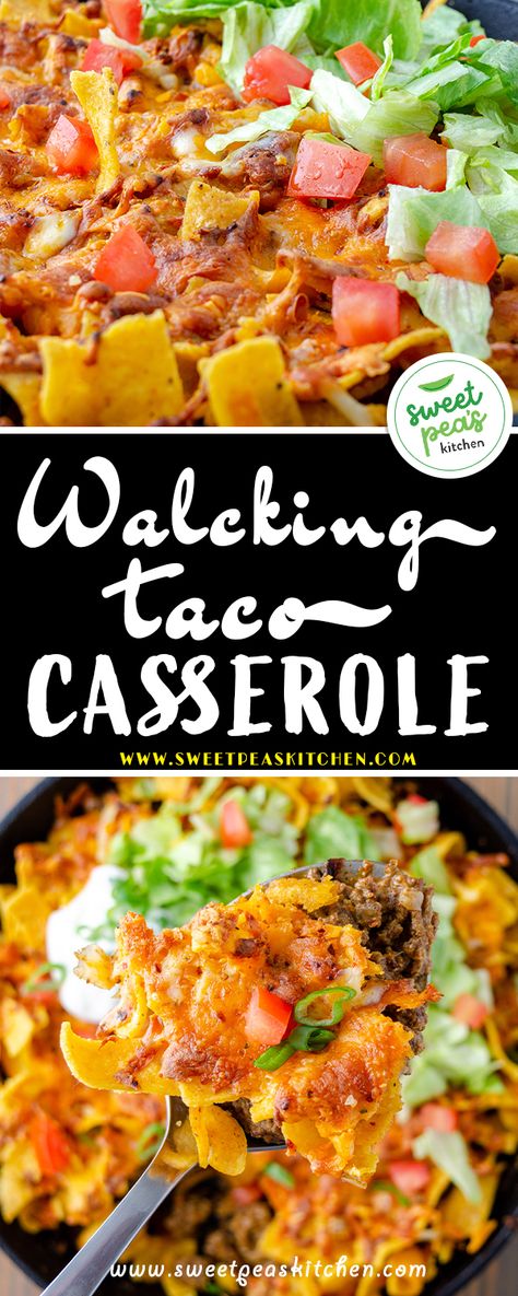 Walking taco casserole on Pinterest Walking Tacos Recipe, Walking Taco Casserole, Walking Taco, Walking Tacos, Taco Casserole, Beef Casserole Recipes, Easy Casserole Recipes, Beef Dinner, Mexican Food Recipes Authentic