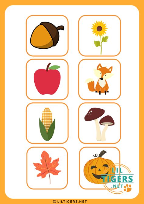 Fall Bingo For Kids Free Printable, Autumn Bingo, Bingo Pictures, Fall Bingo, Bingo Patterns, Bingo Card Template, Thanksgiving Bingo, Bingo Funny, Church Games