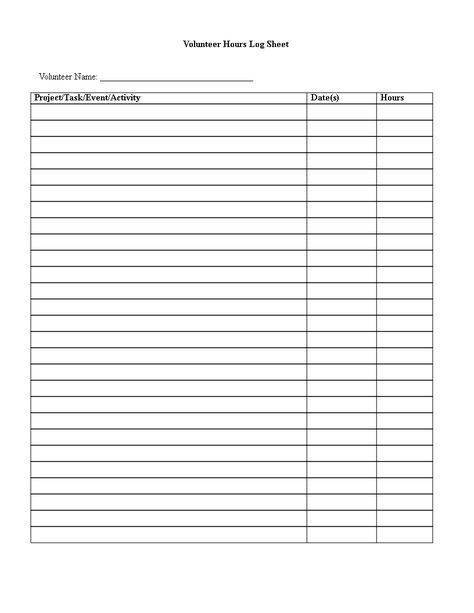 Volunteer Hours Chart - How to create a Volunteer Hours Chart? Download this Volunteer Hours Chart template now! Volunteer Hours Log Sheet, Volunteer Hours Log, Parent Council, Hours Tracker, Community Service Hours, Volunteer Recognition, Timesheet Template, Volunteer Coordinator, Volunteer Hours