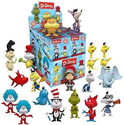 Funko 13856 Dr. Seuss Mystery Mini Toy Figure (1 Random Figure) Mini Figure Display, Book Mystery, Baby Disney Characters, Dr. Seuss, Funko Mystery Minis, Mini Blinds, Mystery Minis, Blind Bags, Toy Figures