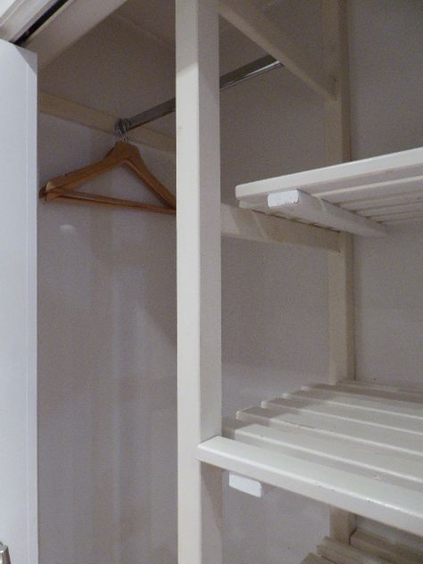 Airing Cupboard Into Wardrobe, Airing Cupboard Wardrobe, Walk In Airing Cupboard Ideas, Airing Cupboard To Wardrobe, Upstairs Storage Ideas, Airing Cupboard Wardrobe Ideas, Airing Cupboard Ideas With Boiler, Hot Press Storage Ideas, Airing Cupboard Organisation