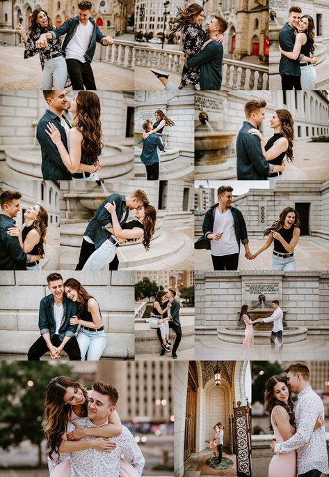 Pre Wedding Photoshoot Props, Pre Wedding Photoshoot Outfit, Urban Engagement, Wedding Photoshoot Props, Pre Wedding Photoshoot Outdoor, Engagement Pictures Poses, Wedding Photoshoot Poses, Romantic Couples Photography, Photos Poses