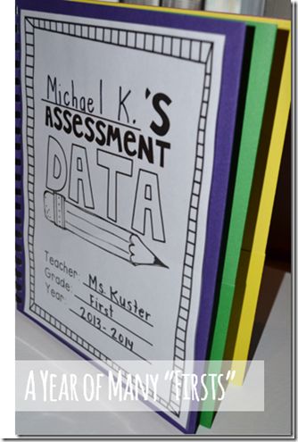 I need to make these assessment data folders for each kid. Way more organized than the file folders I am using. How To Organize Student Assessments, Sample Organization, Student Data Organization, Student Data Binders, Data Folders, Kindergarten Assessment, Classroom Assessment, Data Binders, Data Notebooks