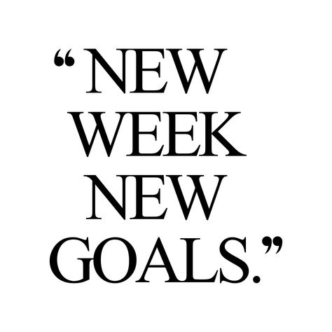 New week new goals! Browse our collection of inspirational health and weight loss quotes and get instant exercise and fitness motivation. Transform positive thoughts into positive actions and get fit, healthy and happy! http://www.spotebi.com/workout-motivation/new-week-new-goals/ New Month New Goals Quotes, New Goals Quotes, New Month New Goals, Positive Actions, New Week New Goals, Goals Quotes, Fitness Motivation Pictures, New Goals, Goal Quotes