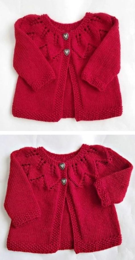 Red Leaves Knit Baby Cardigan Free Pattern Knitting Girls Free, Free Knitting Baby Sweater Patterns, Knitting For Baby Girl, Free Baby Patterns Knitting, Infant Knitted Sweater Patterns, Baby Girl Cardigan Knitting Pattern Free, Baby Cardigans To Knit Free Pattern, Baby Girl Sweater Knitting Pattern, Girls Cardigan Knitting Pattern Free Children