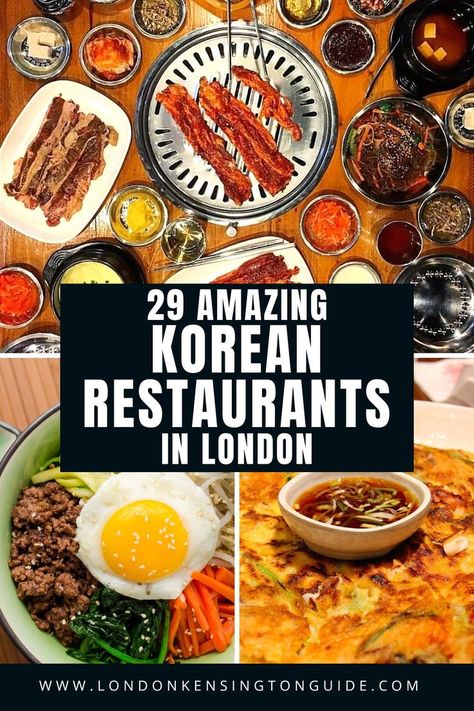 Discover the best Korean restaurants in London with our comprehensive guide. From traditional Korean barbecue to modern fusion dishes, explore the flavors and atmosphere of these top-rated Korean eateries. #london #koreanfood #londonfoodguide | Best Restaurants In London | Korean Restaurants In London | Places To Eat In London | Best Food In London | London Food Guide | London Travel Guide | Hidden Gems In London | Best Food In London, London Places To Eat, Best Restaurants In London, Places To Eat In London, Best Korean Food, Eat In London, Fusion Dishes, Korean Barbecue, Restaurants In London