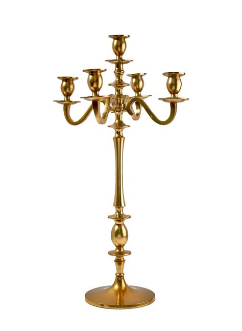 PRICES MAY VARY. Size- Sold indivdually, the Candelabra measures 7" Wide x 11.5" Diameter x 25.75" Tall Classy Centerpiece- Lovely gold color that works well with all decor styles for weddings, parties and events Complete the Look- Use with our ivory/ white tapered candles to keep the look consistent or with black candles for a more dramatic look. Candles sold separately Sturdy Candlesticks and Candelabra- We love the rich tone and classic shape of these gold finish candlesticks and the candelab Gold Rim Candles, Vintage Chandeliers Wedding, Candle Centerpiece Tall, Floor Candle Holders Tall Brass, Wedding Candle Abras, Princess Belle Table Centerpiece, Brass Candle Stick Centerpiece, Candles And Garland Wedding, Wedding Reception With Chandeliers