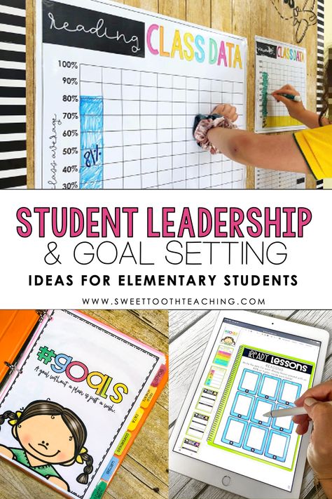 Student Goal Setting Elementary Data Binders, Classroom Goals Display Data Walls, Kindergarten Data Folders, Math Data Walls Elementary, Classroom Data Wall Elementary, Achieve 3000 Data Wall, Leadership Notebooks Leader In Me, Goal Setting In The Classroom, Goal Setting With Students