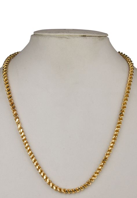 Brass Based Men Neck Chain in Golden Its Length is 47 cm Boys Neck Chains Gold, Gold Neck Chains For Men, Unique Gold Chain Designs For Men, Gold Chains For Men Unique, Men Neck Chain, Golden Chain For Men, Mens Neck Chains, Neck Chain For Men, Gold Neck Chain