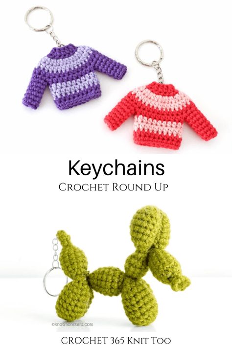 Crocheted Keychains, Crochet Keyring Free Pattern, Crochet Project Free, Crochet Keychains, Cozy Crochet Patterns, Crochet Keychain Pattern, Easy Crochet Projects, Crochet Animals Free Patterns, Crochet Butterfly