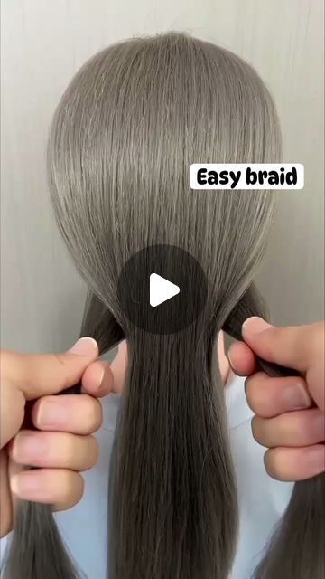 Antima Bhandari on Instagram: "Easy hair braid" Simple Braided Hairstyles For Long Hair, Easy Hair Styles Tutorials, Braided Hairstyles For Medium Length Hair, Soccer Hairstyles Easy, Very Easy Hairstyles For Beginners, Quick And Easy Hairstyles For Kids, How To Braid Hair For Beginners, How To Braid Your Own Hair For Beginners, Quick Easy Hairstyles For Short Hair