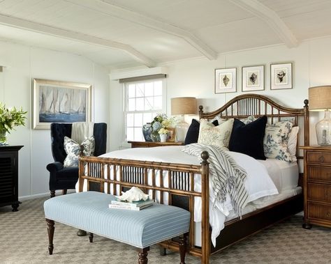 British Colonial Home Decor Design, Pictures, Remodel, Decor and Ideas Chic Beach House, British Colonial Decor, Beach Bedroom Decor, Beach House Interior Design, Barclay Butera, British Colonial Style, Colonial Design, Traditional Bedroom Decor, Colonial Decor