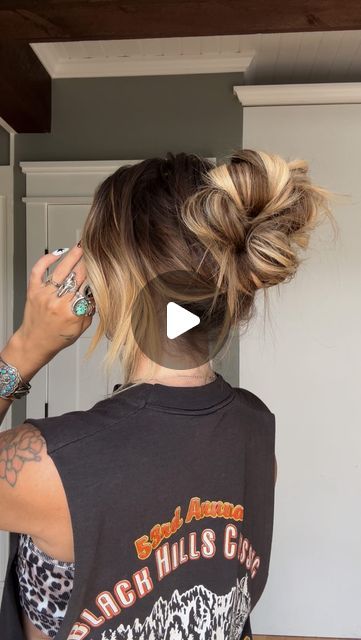 TORIE BLISS on Instagram: "I’m obsessed with this bun I made up today 🖤❤️‍🔥braids make the perfect messy buns!!" Bun And Braid Hairstyles, Low Messy Bun Tutorial, Easy Messy Buns, 2 Buns Hairstyle, Braided Bun Tutorial, Messy Braided Hairstyles, Braided Bun Tutorials, Low Messy Buns, Messy Braid