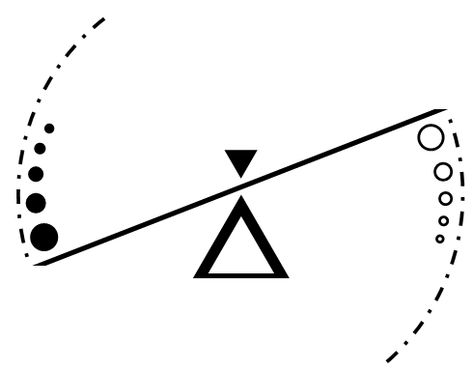 “Balance. It was all about balance. That had been one of the first things that she had learned: the centre of the seesaw has neither up nor down, but upness and downness flow through it while it... Symbols Of Balance Tattoo, Balance Logo Design Symbols, Symbols Of Balance, Balance Tattoo Symbol Spiritual, Balance Tatoos, Balance Symbol Tattoo, Seesaw Tattoo, Balance Drawing Ideas, Tattoos Balance