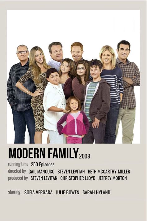 Movie Posters Modern Family, Tv Show Posters Modern Family, Modern Family Tv Show Poster, Modern Family Polaroid Poster, Modern Family Collage, Modern Family Movie Poster, Modern Family Minimalist Poster, Modern Family Polaroid, Modern Family Pfp