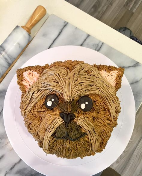 Puppy Cakes For Kids, Yorkie Cake, Puppy Cakes, Cakes For Kids, Puppy Cake, Dog Birthday Cake, Cake Stuff, Dog Cake, Themed Birthday Cakes