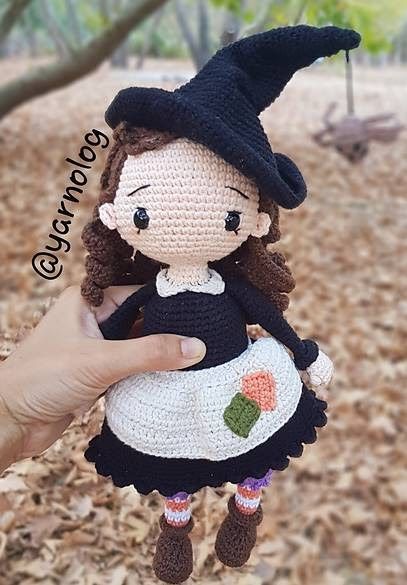 Página con todos los patrones de amigurumis gratuitos que he encontrado por Internet, entre ellos este patrón AMIGURUMI BRUJA y muchos más